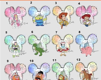 Disney Toy Story Family Matching Dtf Print - Disney Toy Story Dtf ,Toy Story Costume Dtf Press, Disney Birthday Group Dtf, Buzz Lightyear,