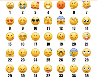 Emoji Group DTF Transfer: Matching Family Trip Print , Group Party Matching Emoji , Birthday Party Emoji,