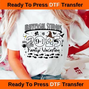 Disney Universal Studios Dtf Print, Universal Studios Dtf, Disney Trip Ready To Press Dtf, Disney Family Dtf Press, Gotowe do druku na żelazko,
