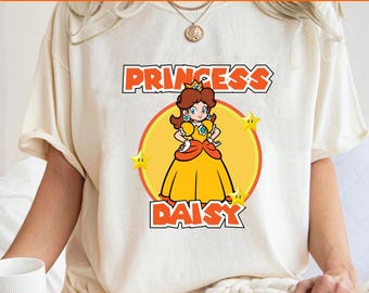 Princess Daisy DTF Transfer: Super Mario Party, Ready to Press