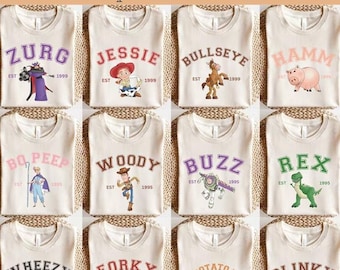 Matching Family Toy Story DTF Transfer,Disneyland Family Matching DTF,Magic Kingdom Tee,Epcot Theme Park Ready To Press, Family Disney Shirt