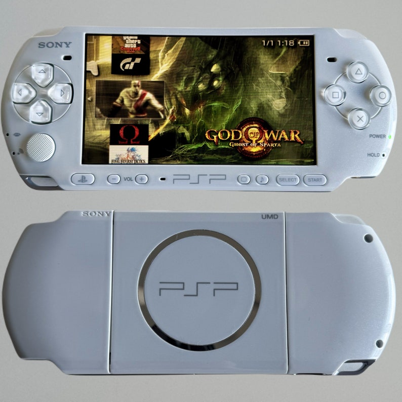 PSP 3000 Console 128GB Fully Modded With Games and Emulators Tested