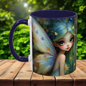 Fairy Mug, Whimsical Fantasy Coffee Mug, Fairy Lover Gift, Perfect for Coffee Lovers Fairy Fans and Magical Gift Ideas 11 15oz Gift for Her