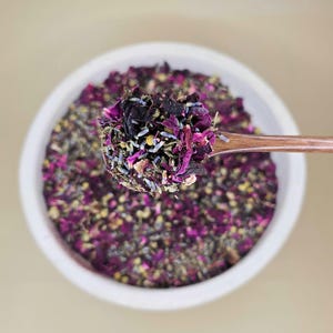 ORGANIC Herbal Tea Blend Gift for Her Gift for Tea Lover Gift Birthday Day Herbal Loose Leaf Tea Gift Lavender Herbal Tea Floral Herbal Tea