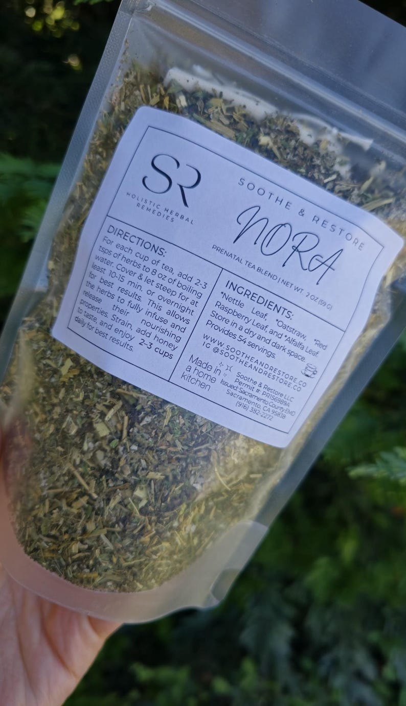 ORGANICZNA Herbata prenatalna NORA Herbata ziołowa wspomagająca ciążę Specjalna herbata Naturalna herbata wellness dla przyszłych mam Herbata organiczna dla kobiet w ciąży zdjęcie 3