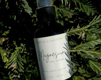 Strong High Concentrate Pure Magnesium Oil Spray Pure Magnesium Chloride for Sleep Support & Relaxation Self-Care Gift Stress Gift for Her