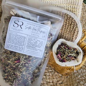 ORGANIC Postpartum After Birth Herbal Sitz Bath Soak Fourth Trimester Recovery Postpartum Healing After Childbirth Herbal Perineal Care