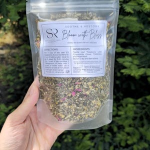 Mistura de chá pós-parto ORGÂNICO para elevar as infusões de ervas Mistura de chá especial Misturas de chá de bem-estar Mistura de chá orgânico para kit de cuidados pós-parto
