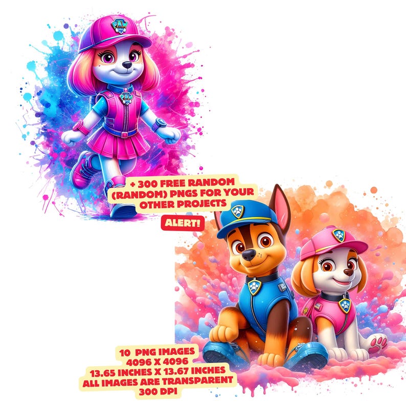 10 Lovely Friends Designs Watercolor Splash Highresolution Png Etsy