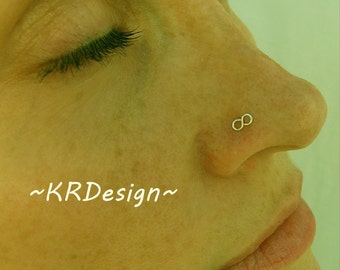 infinity nose ring