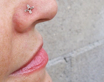 Silver Star Nose Stud – Handmade Minimalist Nose Jewelry