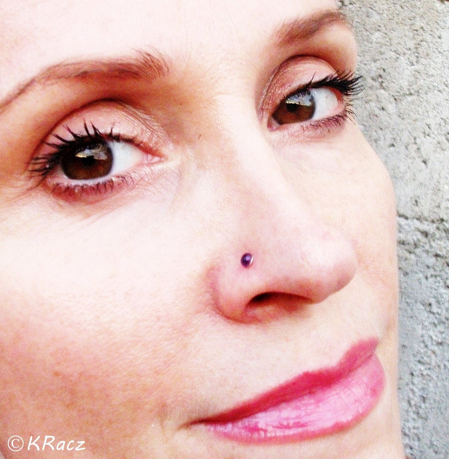 Skin coloured nose stud deals