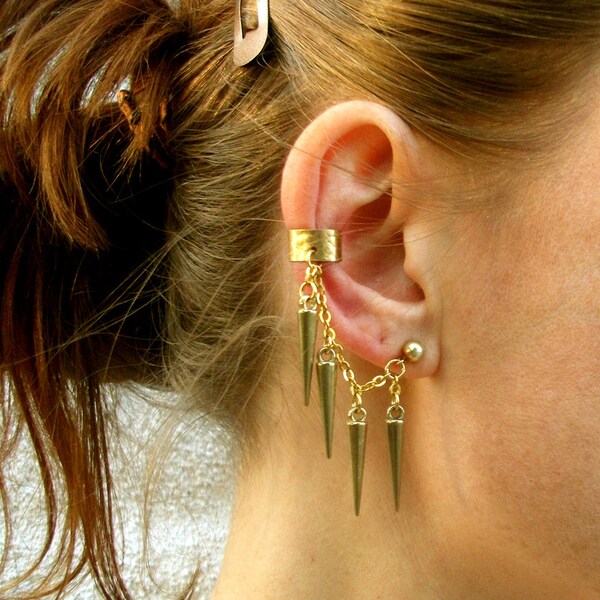 Spike Ear Cuff Etsy