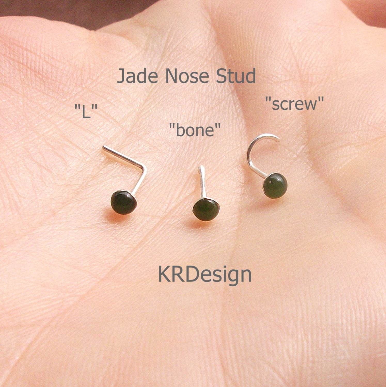 Jade nose deals stud