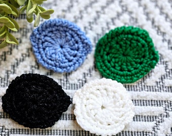 Crochet Dish Scubber. Reuseable Dish Scrubber. Nylon Scrubber. Crochet Scrubber with handle.