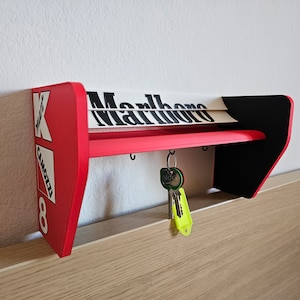 Portachiavi dell&#39;ala posteriore della McLaren MP4/8 di Ayrton Senna
