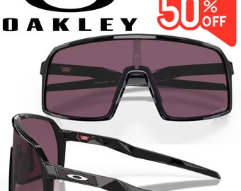 OAKLEY Sutro S Sonnenbrille mit Prizm Road-Gläsern und poliertem schwarzem Rahmen