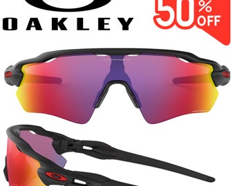 OAKLEY Radar EV Path Matte Sapphire Prizm Sapphire Sonnenbrille. rot schwarz