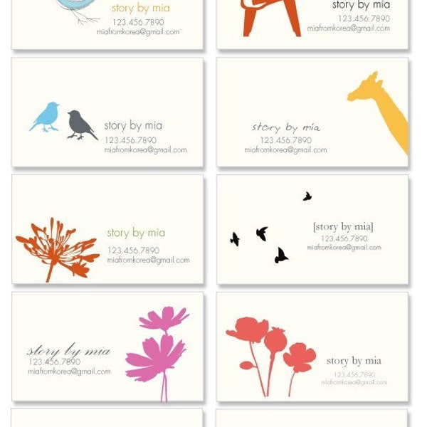 calling cards - with any design from storybymia