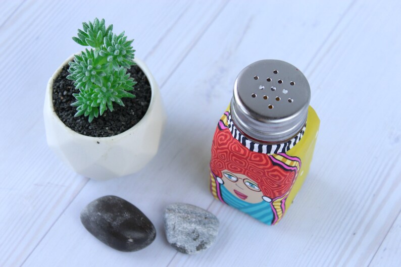 Funny Colorful Salt Shaker Etsy