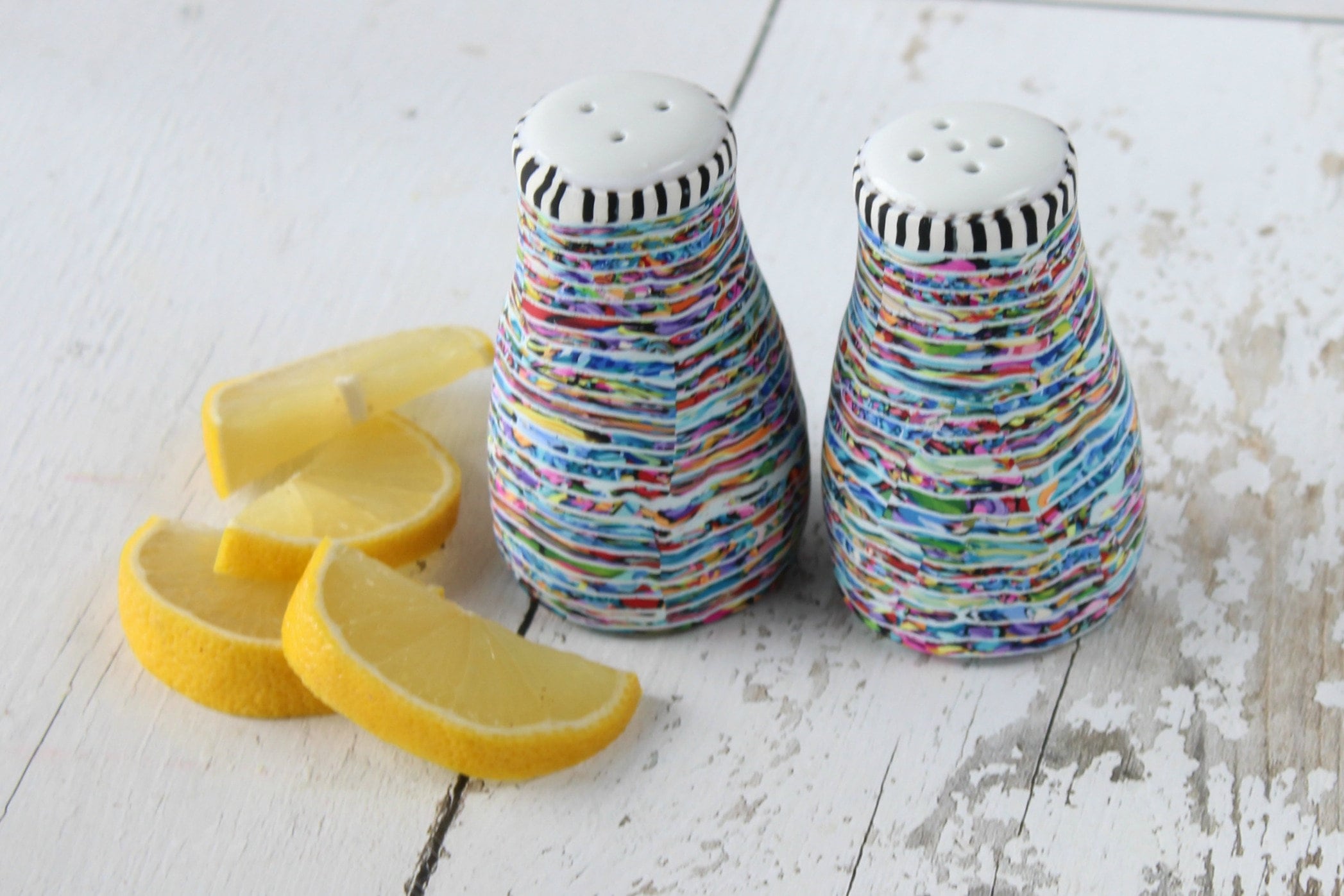 Unique & Colorful Salt and Pepper Shakers Etsy