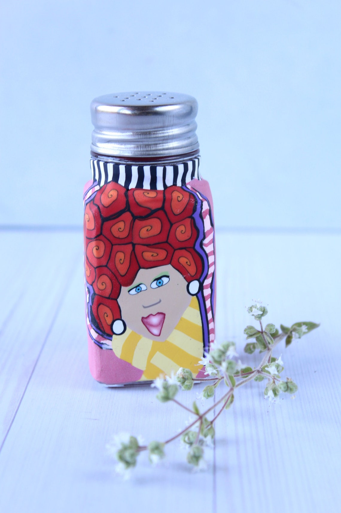 Funky Funny Salt Shaker Made with Polymer Clay Etsy
