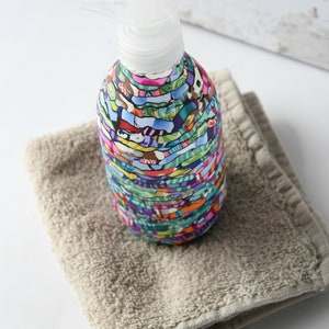 Hand Soap Dispenser, Colorful Liquid Soap Pump Bottle, Bathroom or Kitchen Essentials, Housewarming Gift