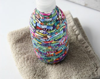 Hand Soap Dispenser - Colorful Bottle with Pump for Bathroom or Kitchen