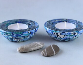 Tealight Candle Holders - Shabbat Candlesticks - Made in Israel