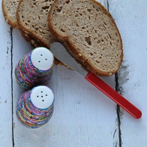 Colorful Salt and Pepper Shakers , Unique Kitchen Accessories image 7
