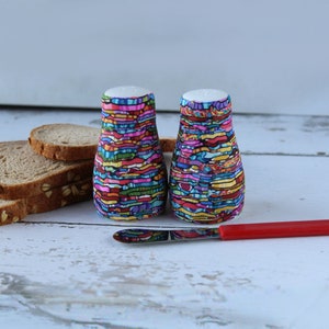 Colorful Salt and Pepper Shakers , Unique Kitchen Accessories image 3