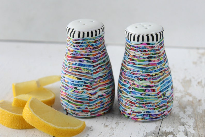 Unique & Colorful Salt and Pepper Shakers Etsy