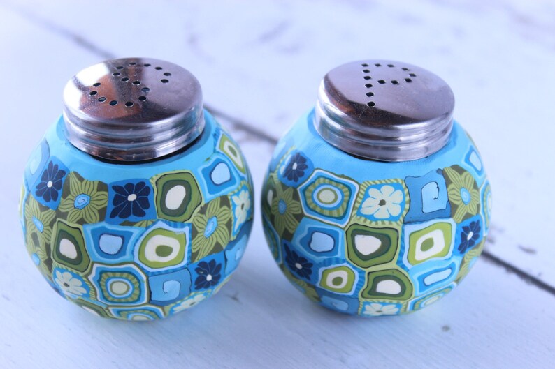 Unique Salt and Pepper Setcute Salt and Pepper Shakersgreen Etsy