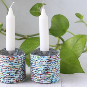 Shabbat Candle Holders, Shabbat double-sided candlesticks set