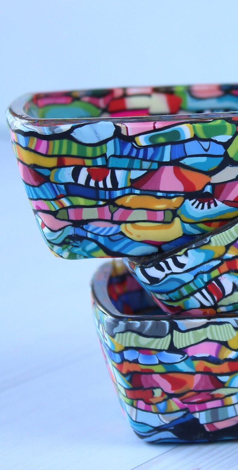 Small Colorful Bowlsset of 3 Soy Sauce Bowlstapas Etsy