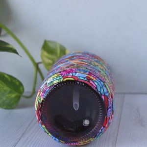 Colorful Abstract Liquid Soap Dispenser, 500ml Hand Soap Push Pump Bottle, Kitchen and Bathroom Accessories