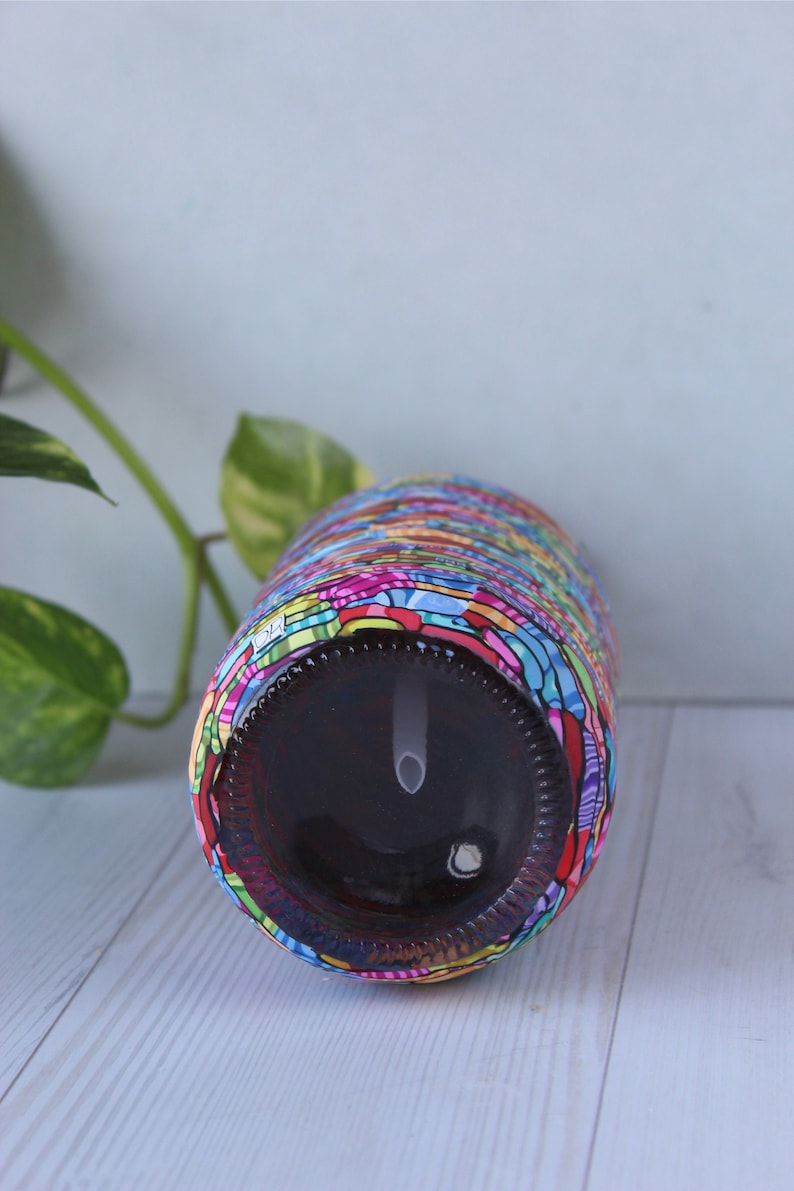 Colorful Abstract Liquid Soap Dispenser, 500ml Hand Soap Push Pump Bottle, Kitchen and Bathroom Accessories