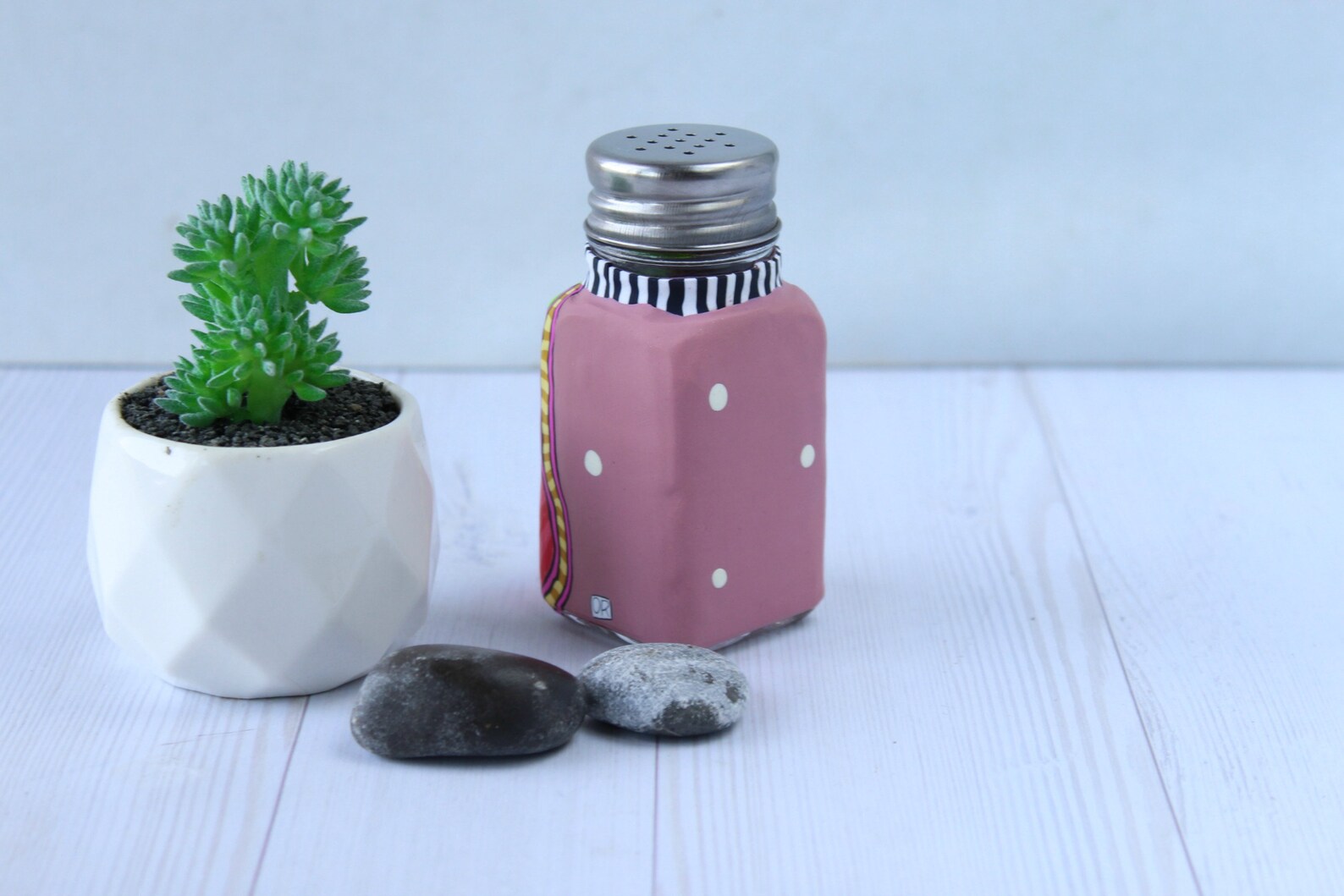 Funky Colorful Lady Salt Shaker Etsy