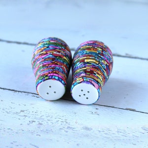 Colorful Salt and Pepper Shakers , Unique Kitchen Accessories image 4