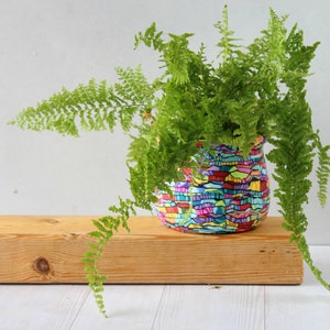 Colorful Indoor Medium Planter with Drainage hole image 5