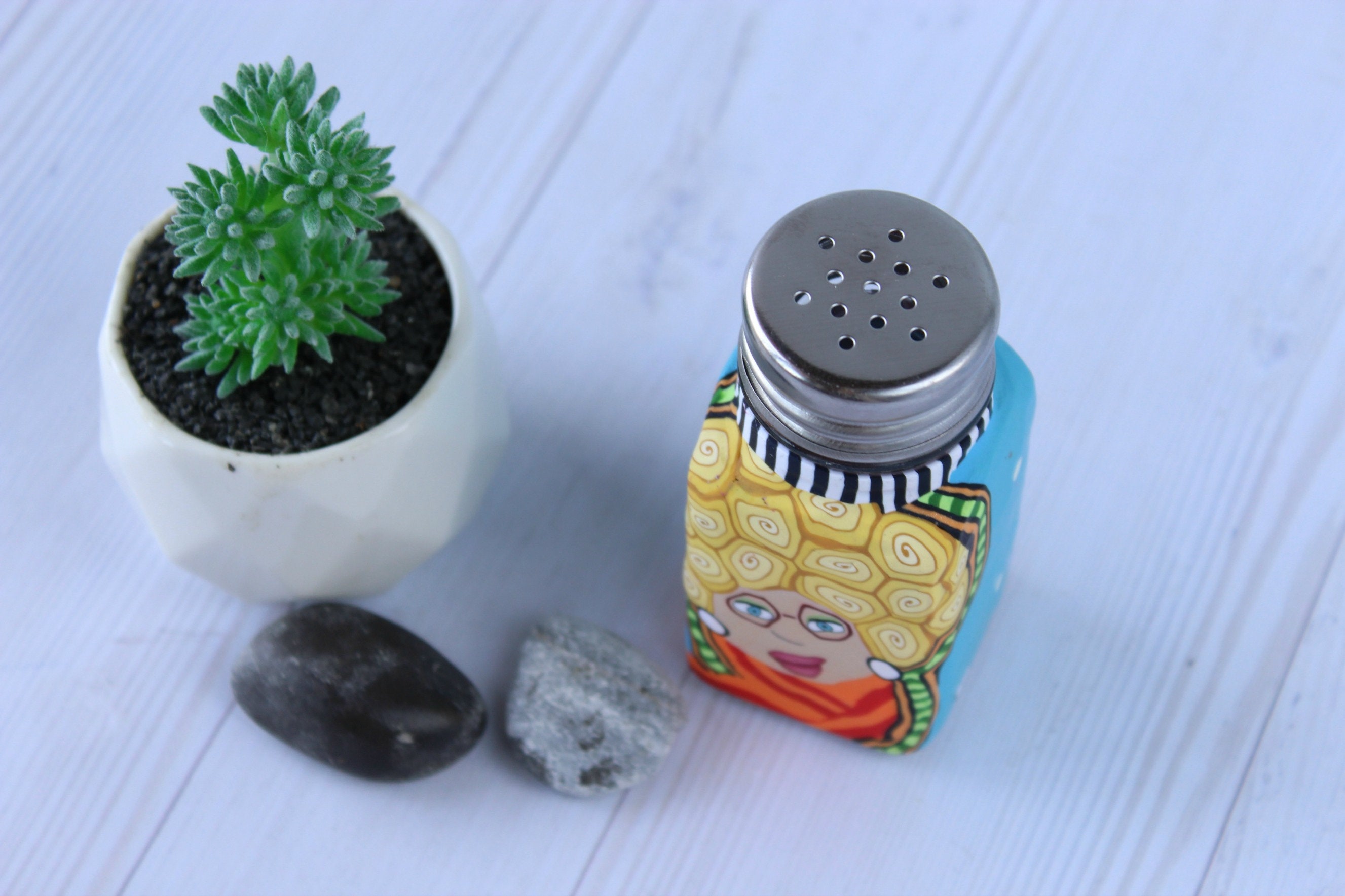 Funny Unique Salt Shaker Made with Polymer Clay Etsy