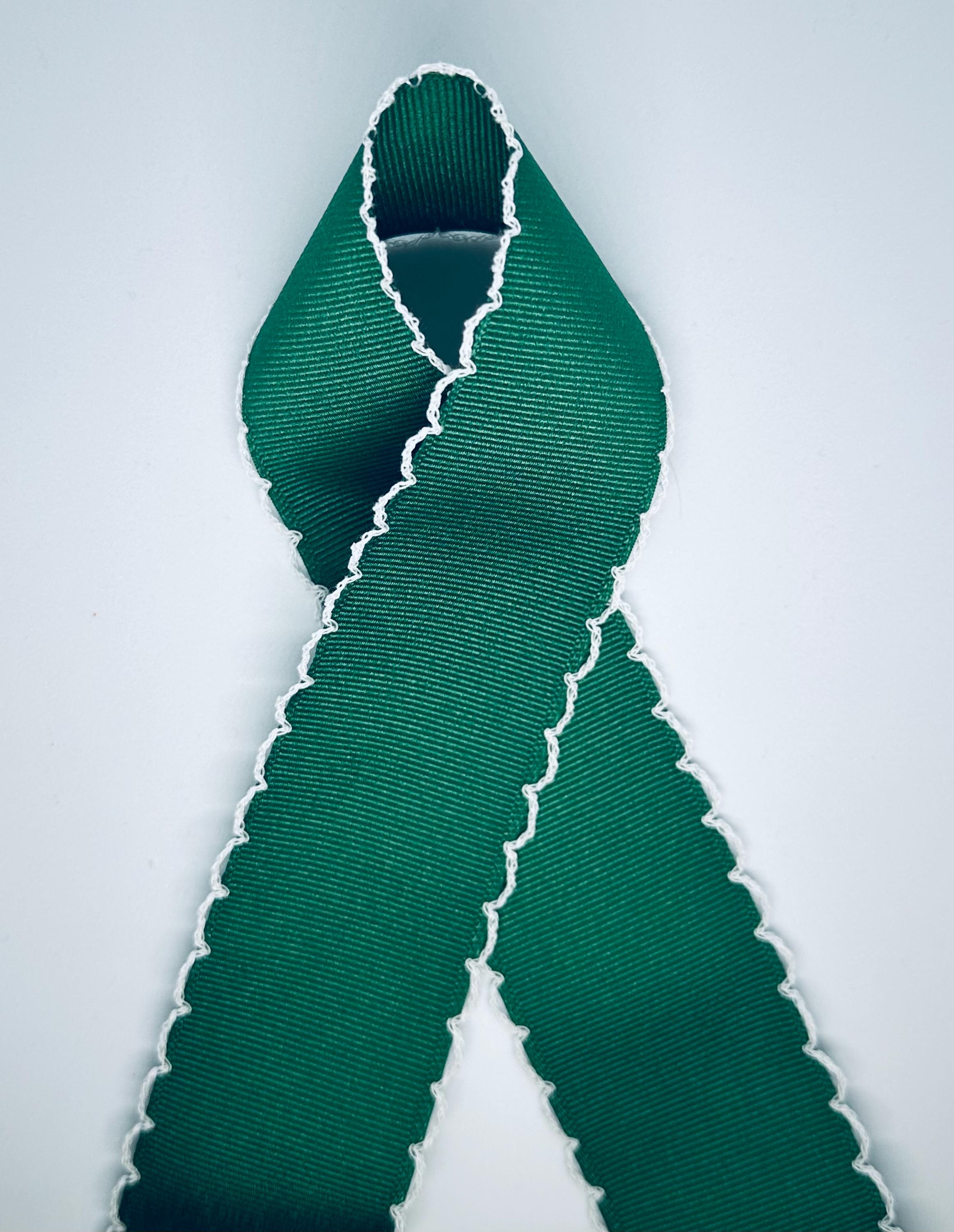 Hunter Strong Ribbon Hunter Green Grosgrain Ribbon With White Moonstitch Edge, 1.5 or 2.25 ...