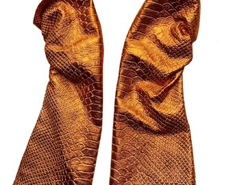 Orange Snake pattern Sleeves