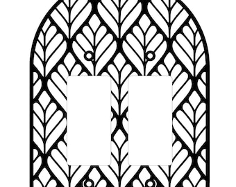 Pedido personalizado para WaterbirdSaloria: Cubiertas decorativas de madera para interruptores de luz