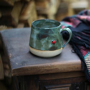 Ladybug Mug, Coffee Mug, Ceramic Mug, Tea Mug
