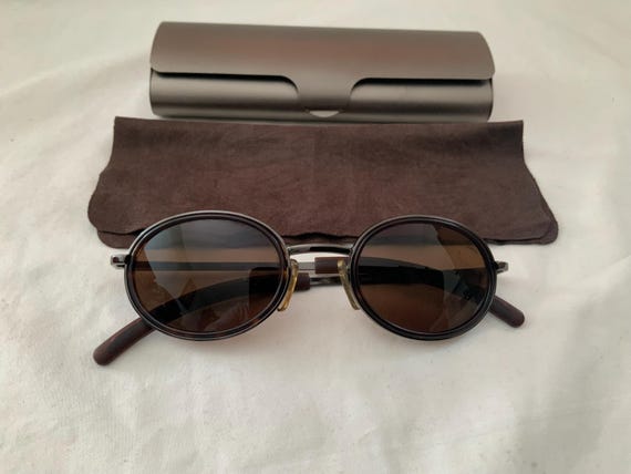 Vintage Gents Vogart 24811 Oval Frame Sunglasses - Etsy display picture 1