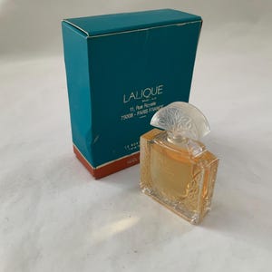 Vintage Lalique Eau De Toilette Miniature 4.5 ml / 0.15 fl oz New Old Stock Boxed