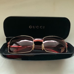 Gucci GG 1378/S T6Y Rose Gold Rectangular Women’s Sunglasses Cased
