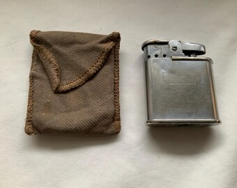 Ronson アンティークライター 茶色と銀色のストライプ Ronson アンティークライター 茶色と銀色のストライプ