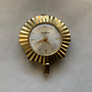 PARKER DeLuxe Swiss Mechanical Pendant Watch Brooch PARKER DeLuxe Swiss Mechanical Pendant Watch Brooch main image 2